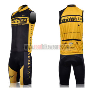 2009 Team LIVESTRONG Challenge Pro Cycling Sleeveless Kit