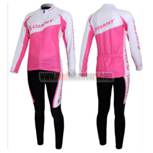 2012 GIANT Pro Bike Women's Long Sleeve Kit Pink