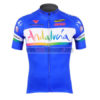 2012 Team ANDALUCIA Cycling Jersey Shirt maillot cycliste Blue
