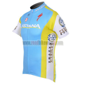 2012 Team ASTANA Bicycle Jersey Shirt ropa de ciclismo Blue
