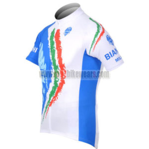 2012 Team BIANCHI Biking Jersey Shirt maillot cycliste Blue White