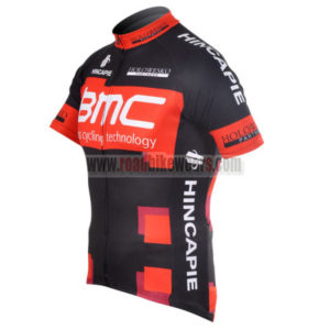 2012 Team BMC Cycle Jersey Shirt maillot cycliste Black Red