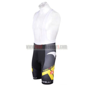 2012 Team CASTELLI Cycle Bib Shorts Black Yellow