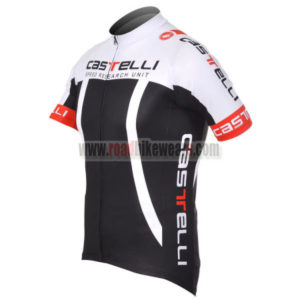 2012 Team CASTELLI Cycle Jersey Shirt ropa de ciclismo Black White