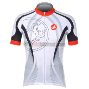 2012 Team CASTELLI Cycling Jersey Shirt maillot cycliste White