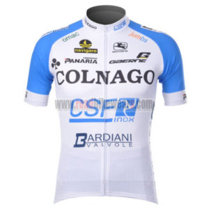 2012 Team COLNAGO Cycling Jersey Shirt ropa de ciclismo White Blue