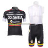 2012 Team COLOMBIA Cycling Bib Kit Black