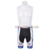 2012 Team FDJ Cycling Bib Shorts White