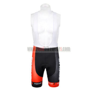 2012 Team FOCUS Cycling Bib Shorts Black Red