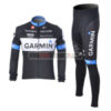 2012 Team GARMIN Pro Cycle Kit Black Long Sleeve