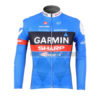 2012 Team GARMIN SHARP Cycling Long Sleeve Jersey Blue