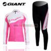 2012 Team GIANT Women's Cycling Long Kit Pink