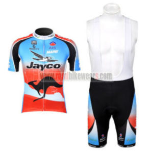 2012 Team JAYCO Cycling Bib Kit Blue Red