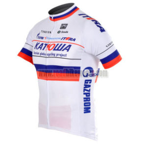 2012 Team KATUSHA Cycle Jersey Shirt ropa de ciclismo White