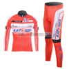 2012 Team KATUSHA Cycling Long Sleeve Kit Red