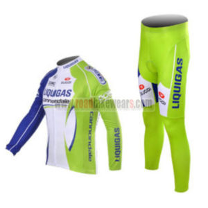 2012 Team LIQUIGAS cannondale Pro Cycling Kit Long Sleeve