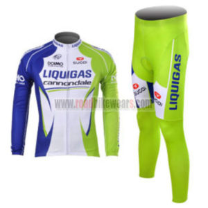 2012 Team LIQUIGAS cannondale Pro Cycling Long Sleeve Kit