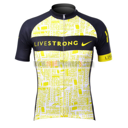 pasar por alto trabajo cristiano 2012 Team LIVESTRONG Cycle Apparel Biking Jersey Top Shirt Maillot Cycliste  Yellow | Road Bike Wear Store