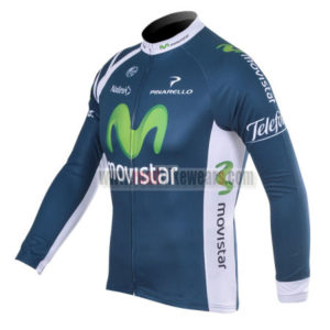 2012 Team Movistar Cycle Long Sleeve Jersey