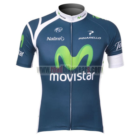 2012 Team Movistar Apparel Biking Jersey Top Shirt Maillot Cycliste | Road Wear Store
