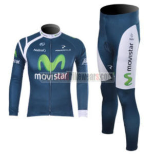 2012 Team Movistar Cycling Kit Blue