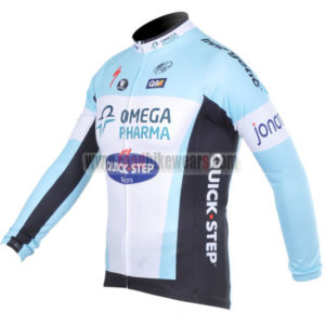 2012 Team QUICK STEP Cycle Long Sleeve Jersey