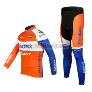 2012 Team Rabobank Pro Cycling Long Kit Orange