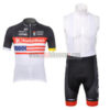 2012 Team RadioShack NISSAN TREK Cycling Bib Kit American Flag