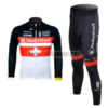 2012 Team Radioshack NISSAN TREK Cycling Long Sleeve Kit Red Cross