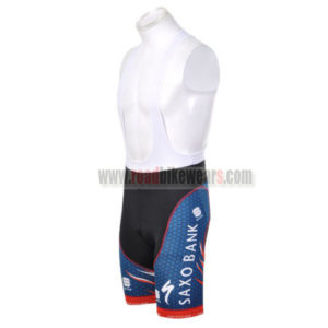 2012 Team SAXO BANK Cycle Bib Shorts Blue Red