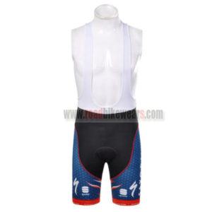 2012 Team SAXO BANK Cycling Bib Shorts Blue Red