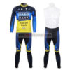 2012 Team SAXO BANK Cycling Long Bib Kit Blue Yellow