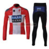 2012 Team SAXO BANK Cycling Long Kit Red Cross
