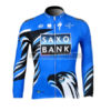 2012 Team SAXO BANK Cycling Long Sleeve Jersey Blue