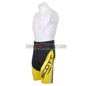 2012 Team SCOTT Cycle Bib Shorts Yellow