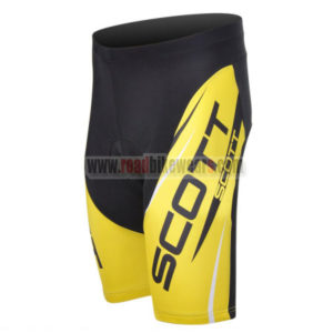 2012 Team SCOTT Cycle Shorts Yellow