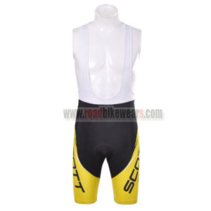 2012 Team SCOTT Cycling Bib Shorts Yellow