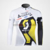 2012 Team SCOTT Cycling Long Jersey White Yellow