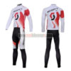 2012 Team SCOTT Cycling Long Kit Red White