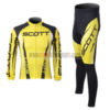 2012 Team SCOTT Cycling Long Kit Yellow