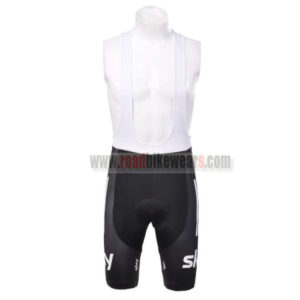 2012 Team SKY Cycling Bib Shorts White