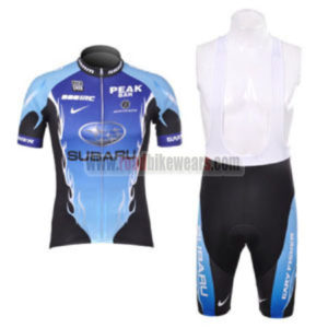 2012 Team SUBARU Cycling Bib Kit Blue Black
