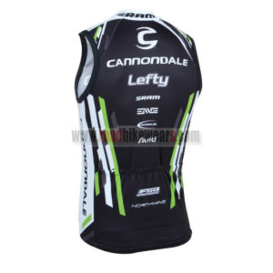 2013 Team Cannondale Bicycle Vest Tank Top Jersey Black