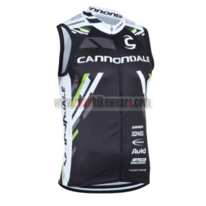 2013 Team Cannondale Cycling Vest Sleeveless Jersey Black