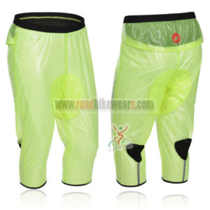 2013 Team Castelli Cycling Rain-proof pants Green Waterproof