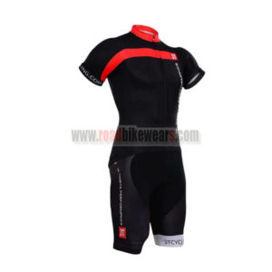 2015 Team 3T Castelli Cycling Kit Black Red