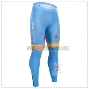 2015 Team ASTANA Cycling Long Pants Blue