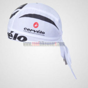2011 Team Cervelo Cycling Bandana Head Scarf White
