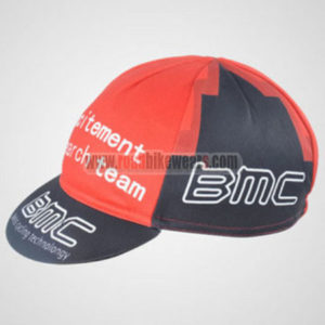 2012 Team BMC Cycling Cap Hat Red Black