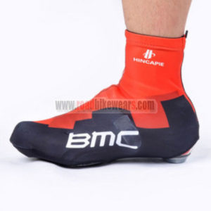 2012 Team BMC Cycling Shoes Covers Black Red